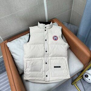 Canada Goose Freestyle White Puff Vest